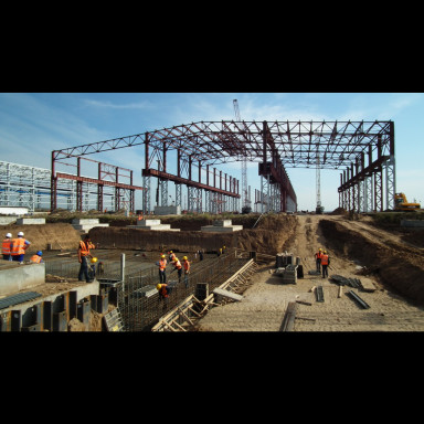 Продолжается строительство второй очереди нашего завода в Красноярске — фото